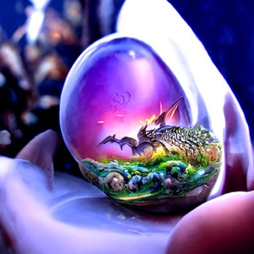 Baby Dragon Hatching: Ethereal Fantasy Art