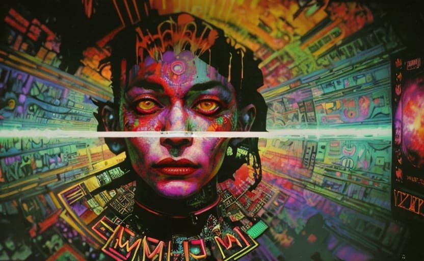 Ethereal Horror on Analog VHS: A Dark, Cosmic Nightmare