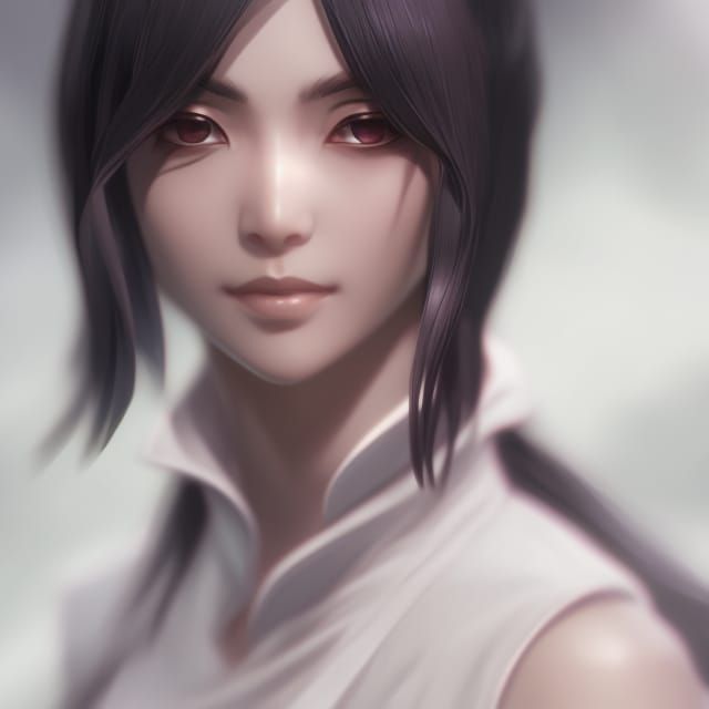 Rukia Portrait: Hyperdetailed Artstation Concept in Unreal E...