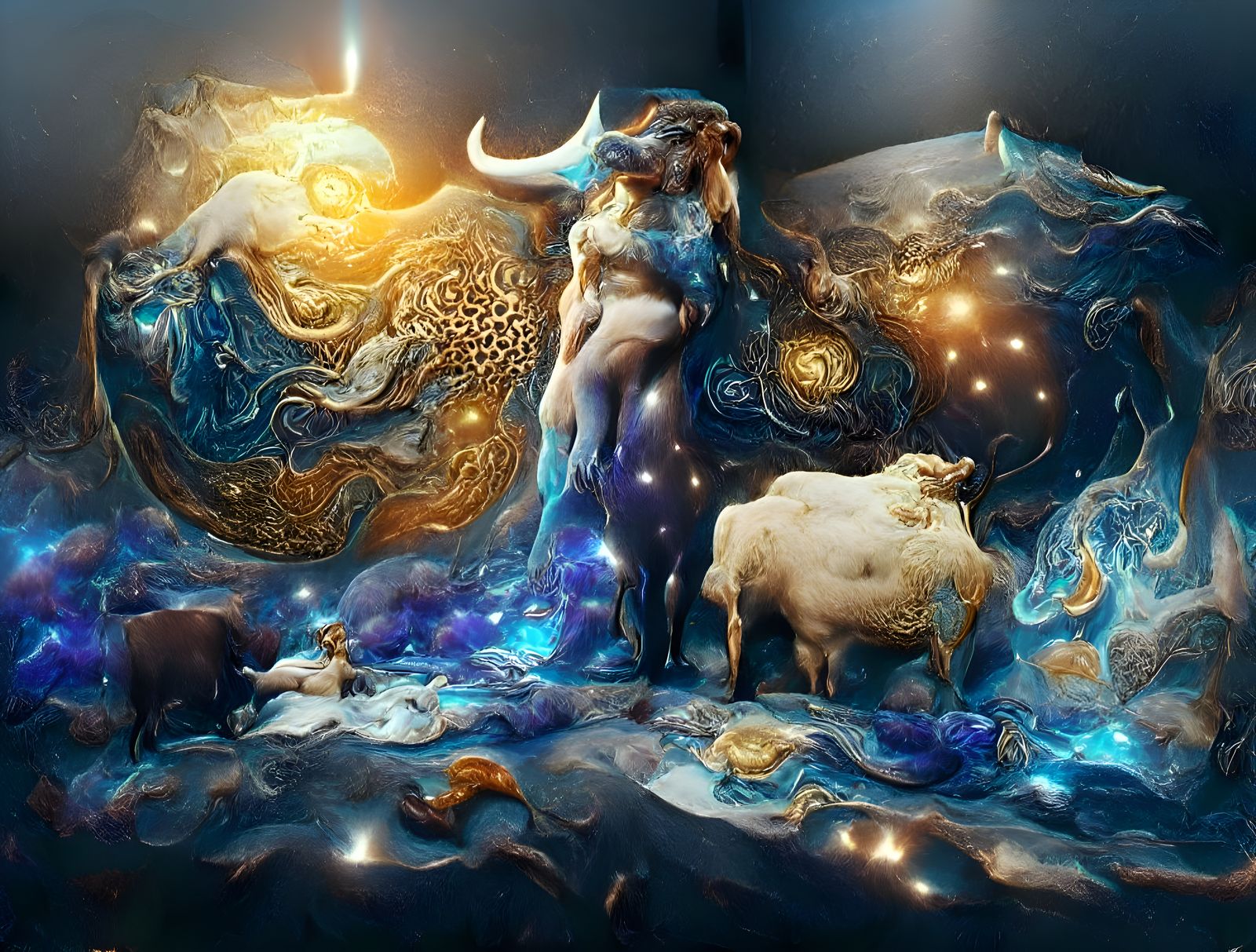 Cosmic Venus and Mars Mutual Reception