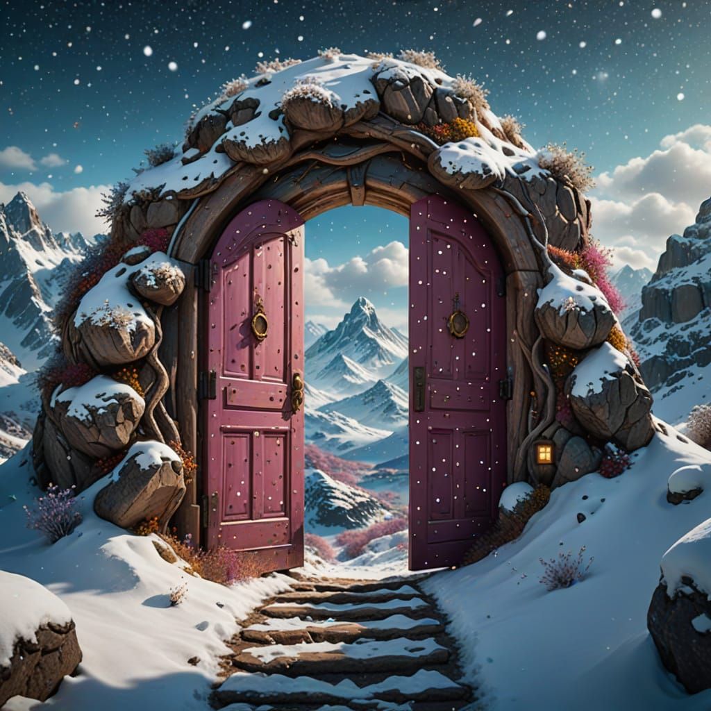 Polka Dot Door to a Fantasy World