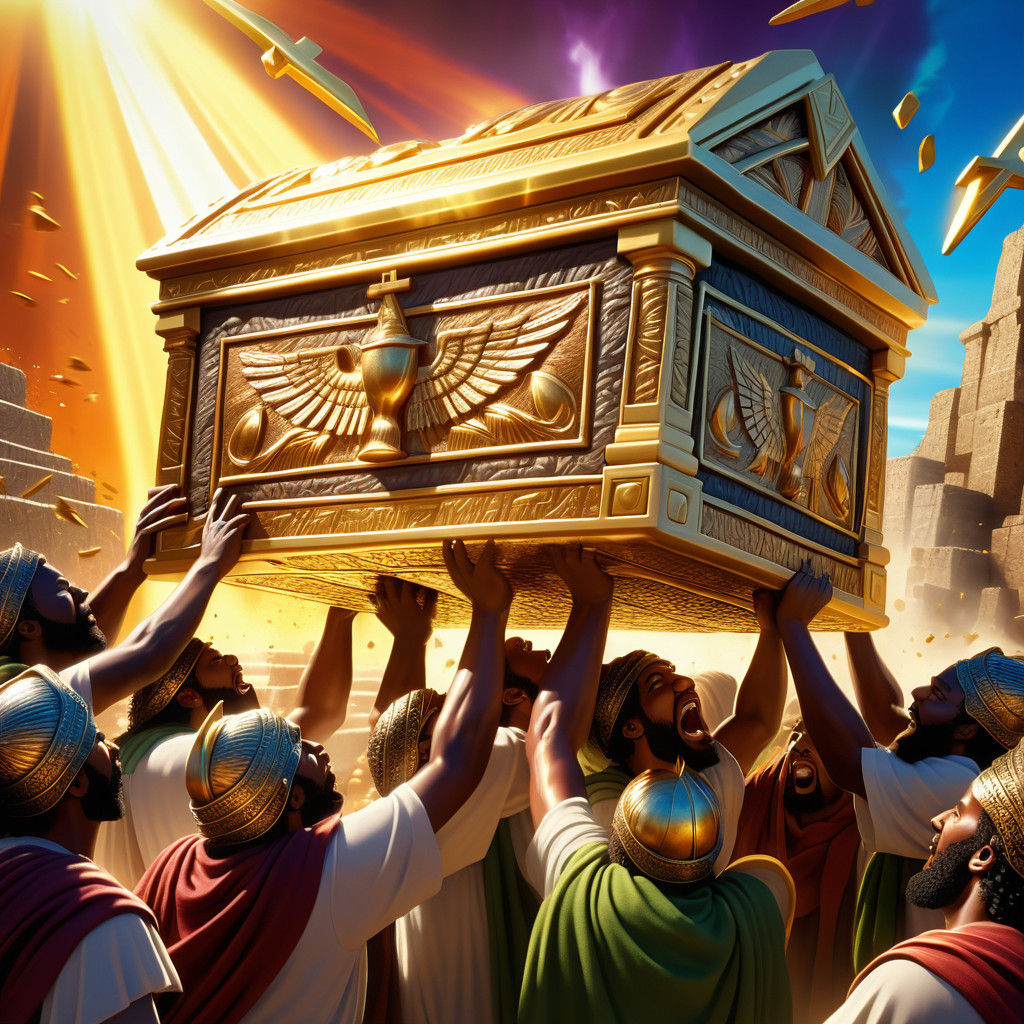 Biblical Ark Radiates God's Power in Epic Hyperrealistic Com...