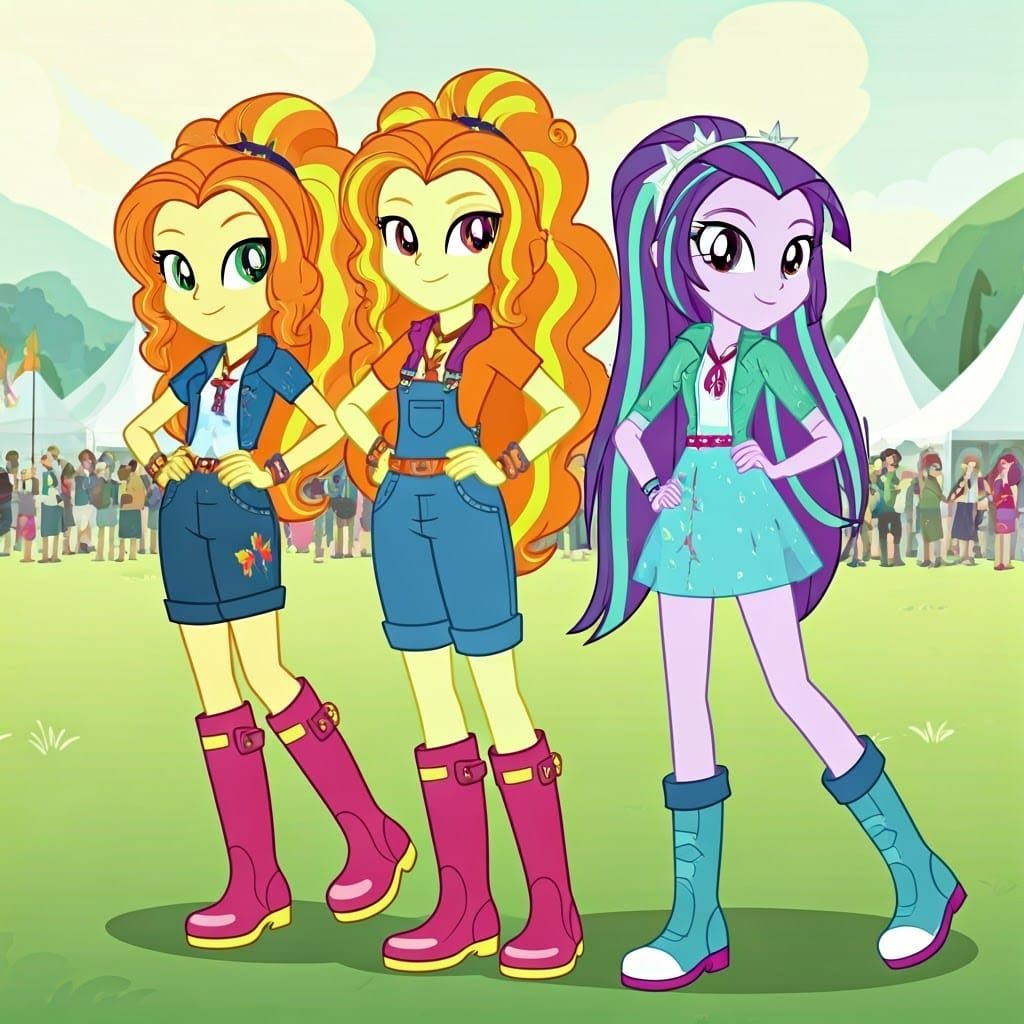 The Dazzlings at a Music Festival