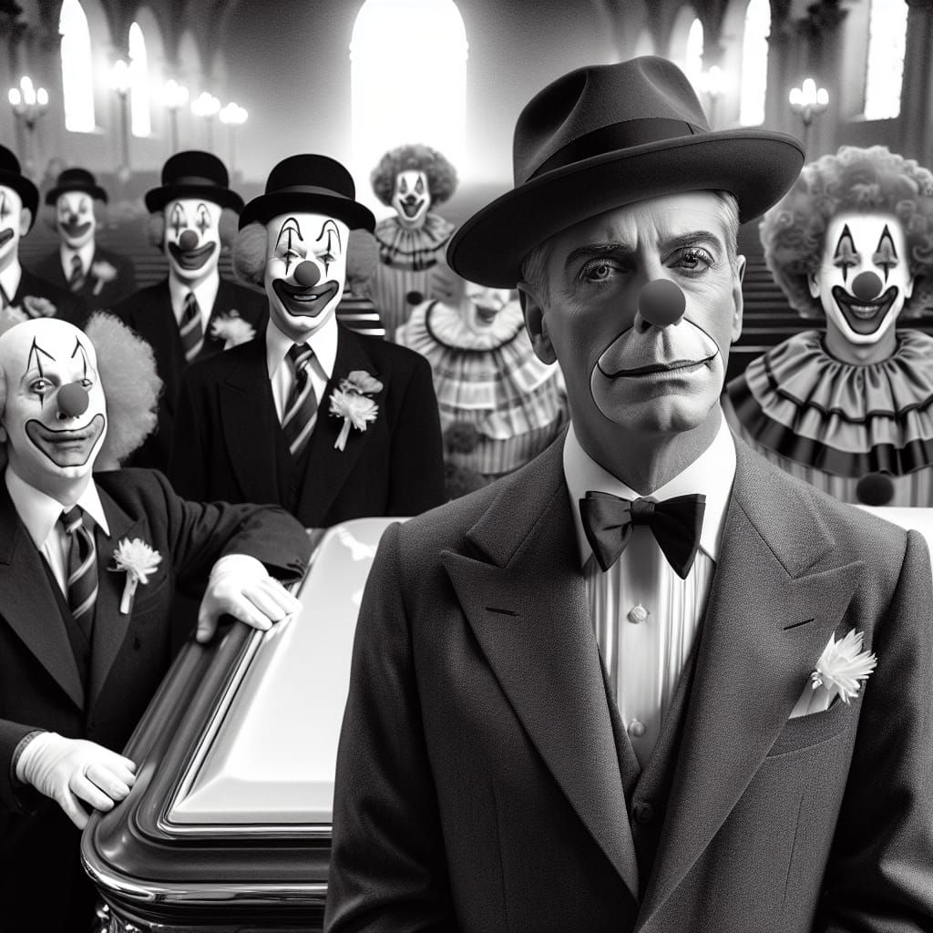Clowns' Funeral: Bittersweet Light in Lifelike HD