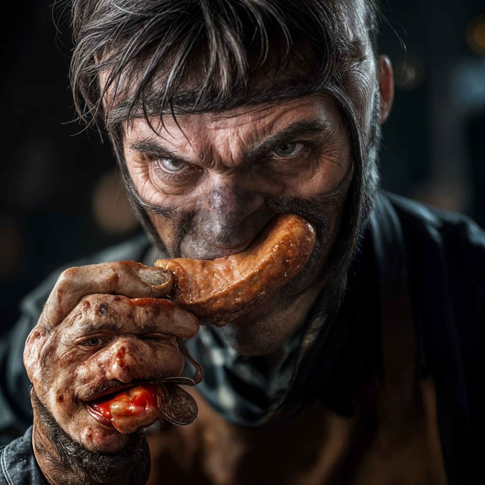 Leatherface's Intense Gaze