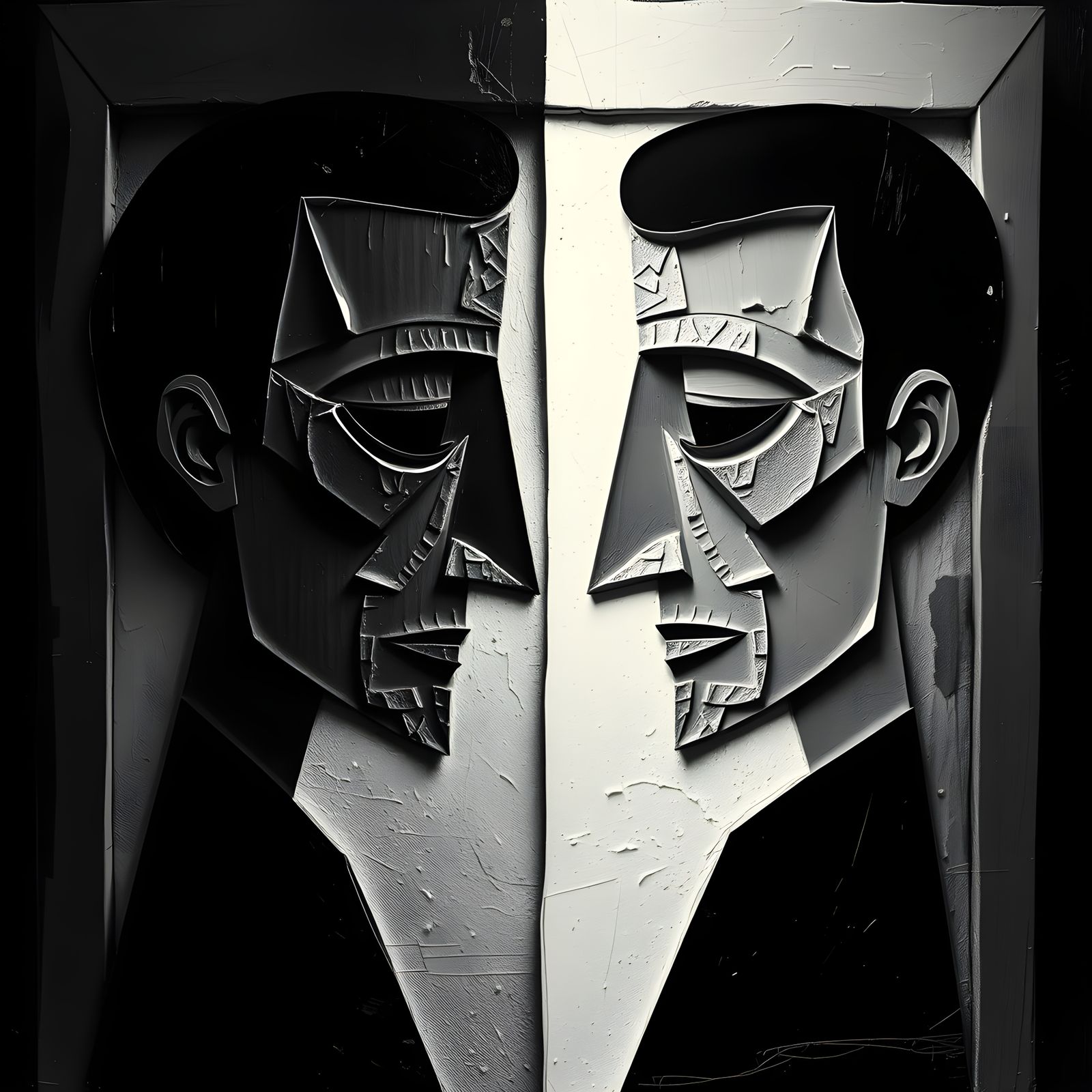 Cubist Contrasts: Life, Death, and Dystopia in 8K
