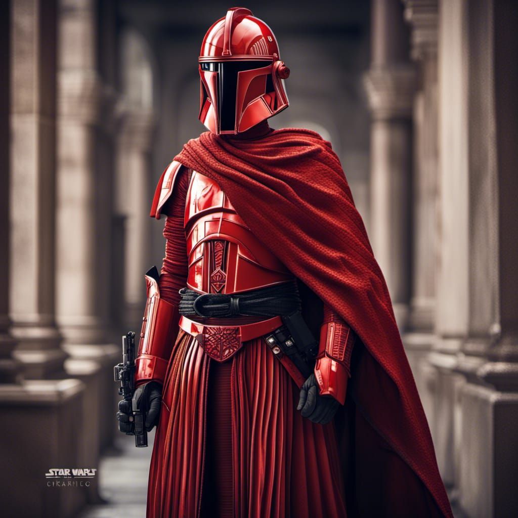 Hyperrealistic Praetorian Guard in Star Wars Style