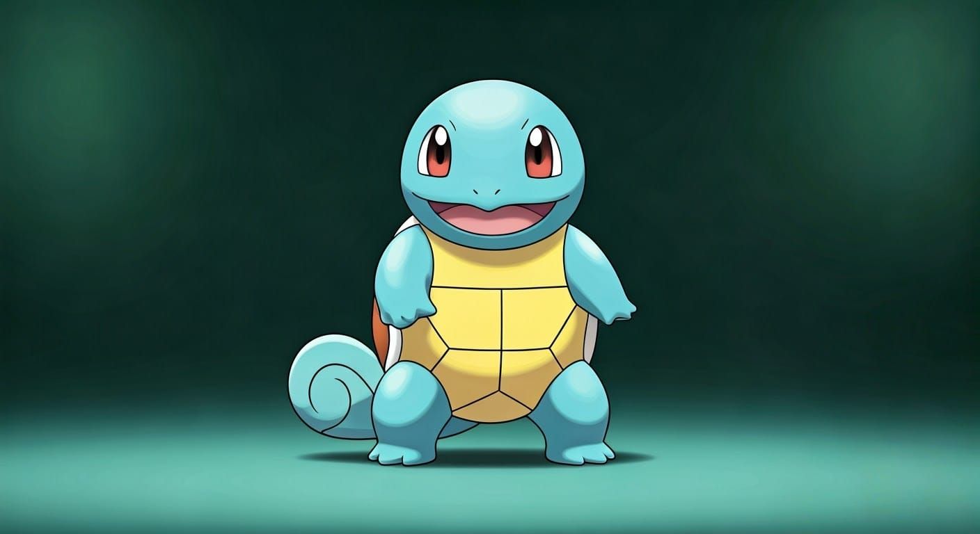 A Water-Type Pokémon Squirtle