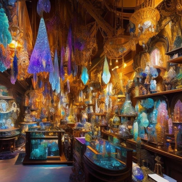 Fantasy Crystal Shop: A Breathtaking Masterpiece