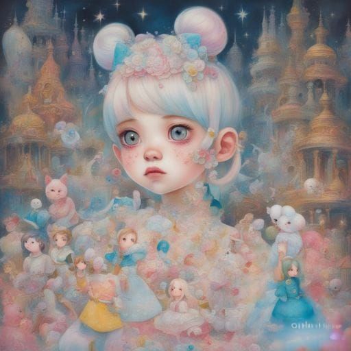 Cinderella Portrait in Hikari Shimoda Style