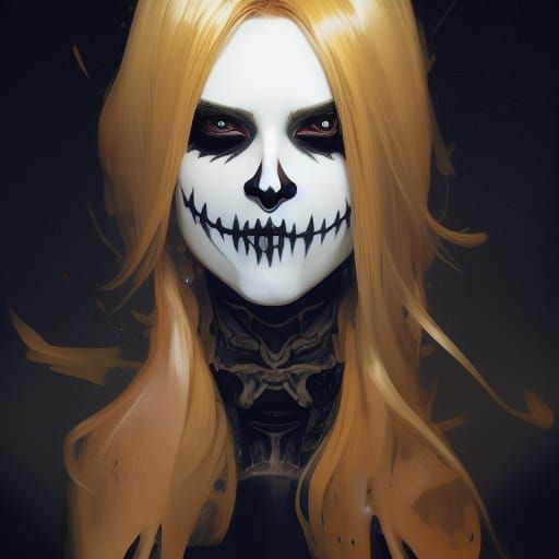 Pumpkin King Portrait in Hyperdetailed Style