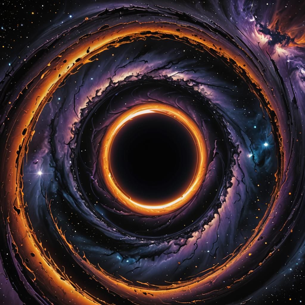 Black Hole's Surreal Consumption of a Planet