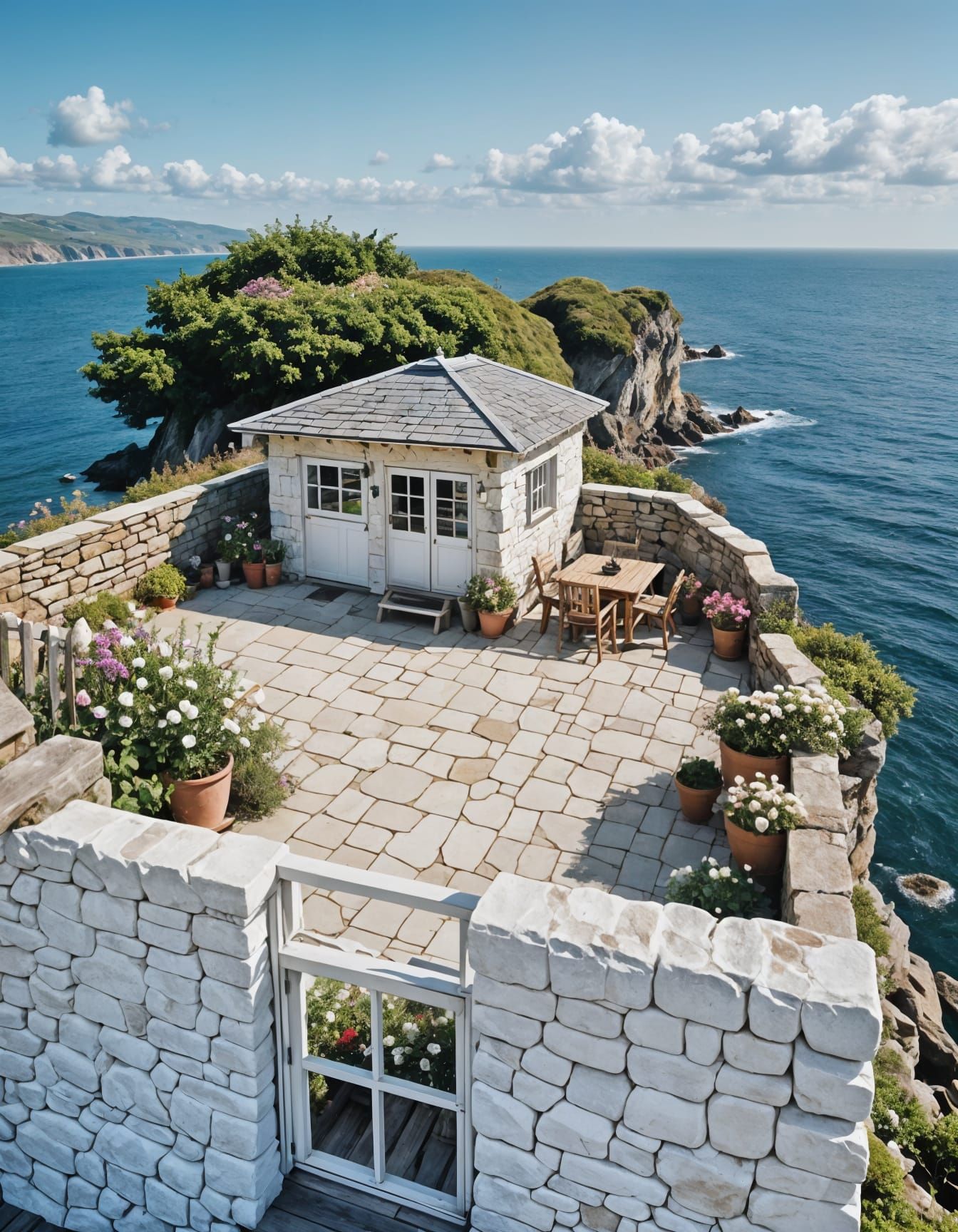 Rustic Coastal Cabin with Stunning Sea View