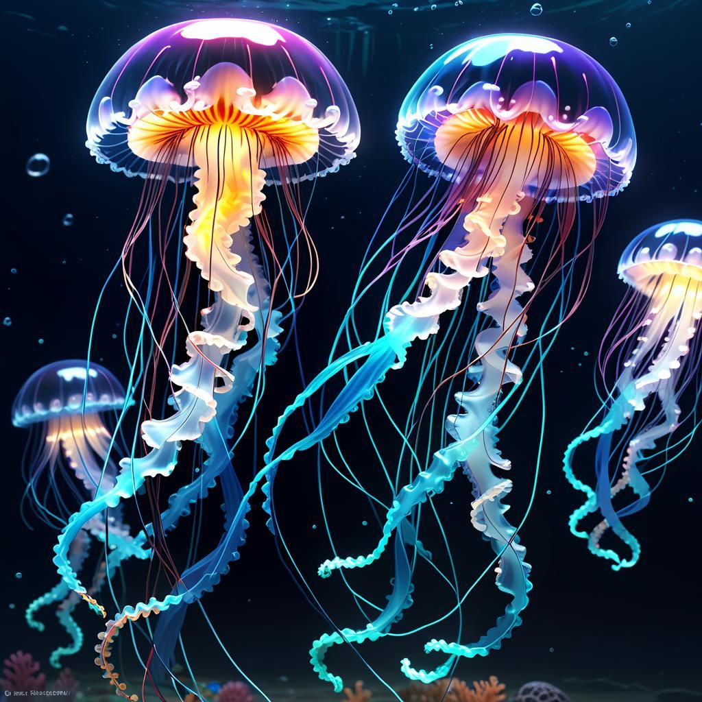 Electric jellyfish.