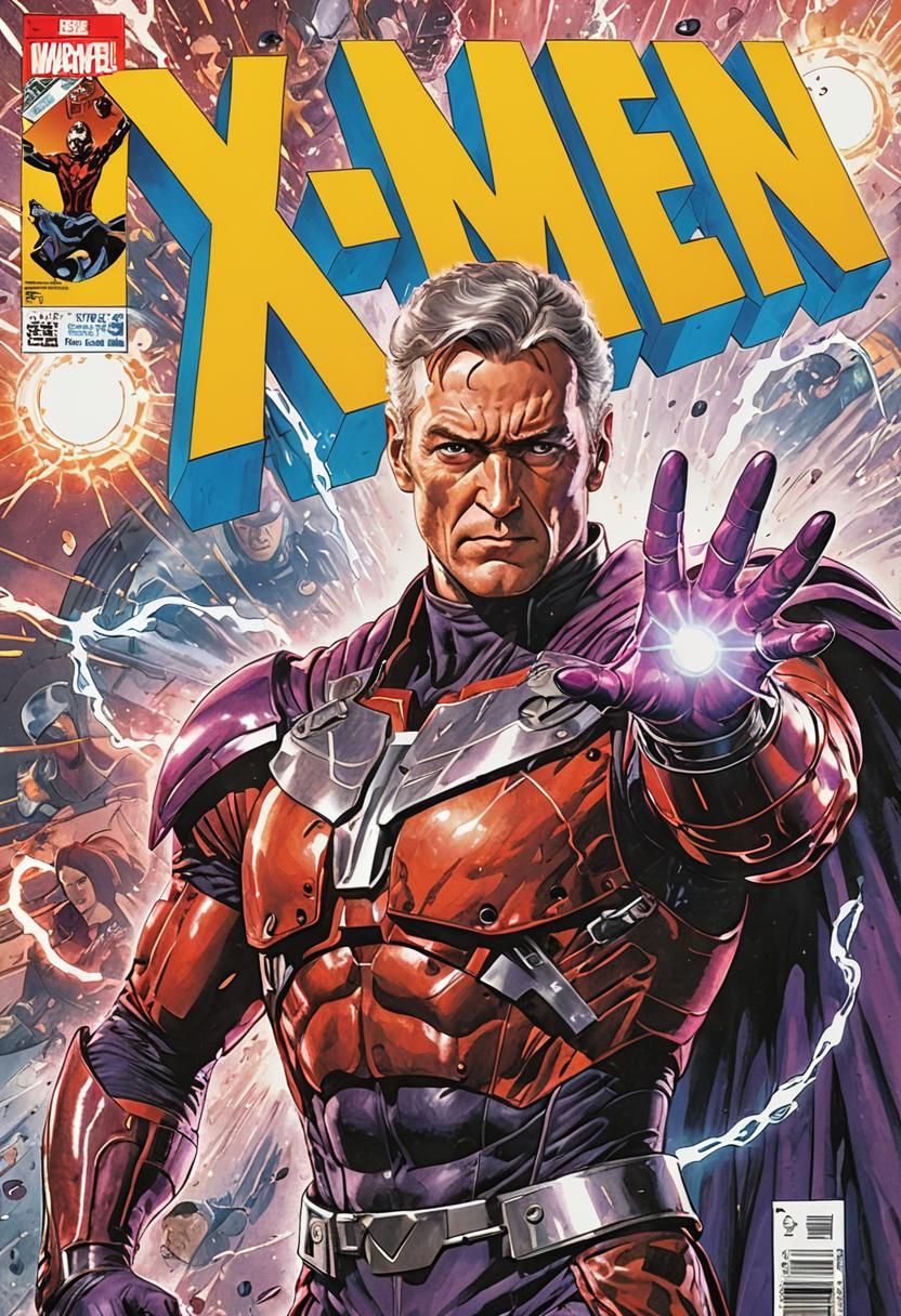 Photorealistic Magneto Displays Electromagnetic Power