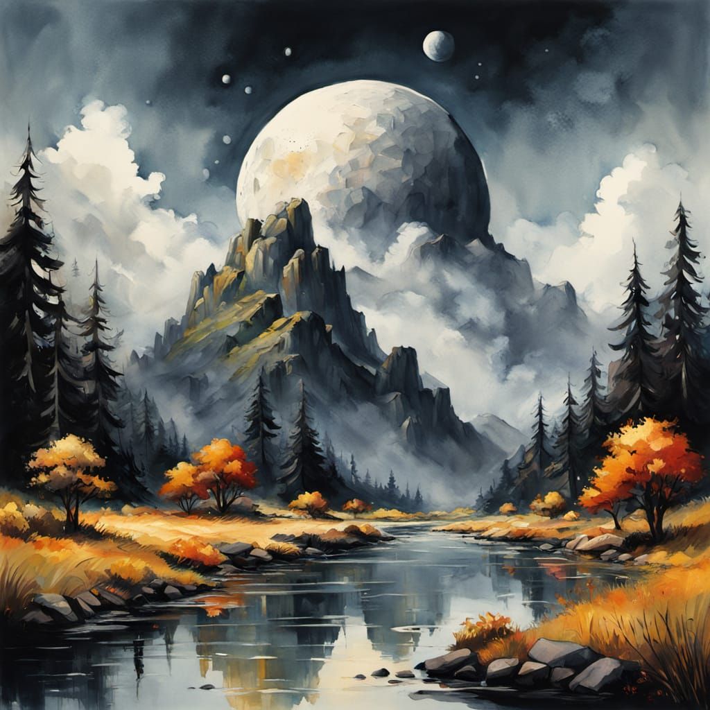 Protecting Planet Earth: Detailed Impressionist Matte Painti...