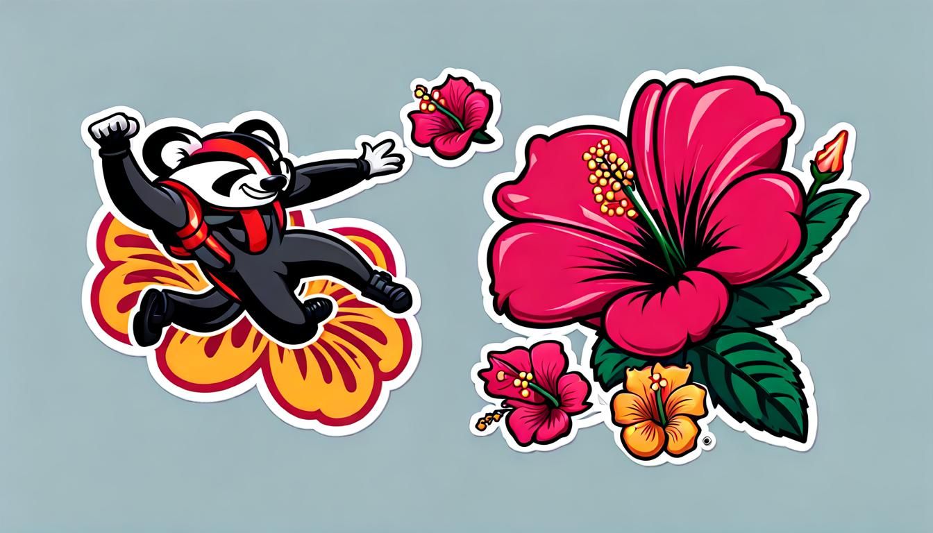 Badgers, Hibiscus, Manhattan, Skydiving Emojis