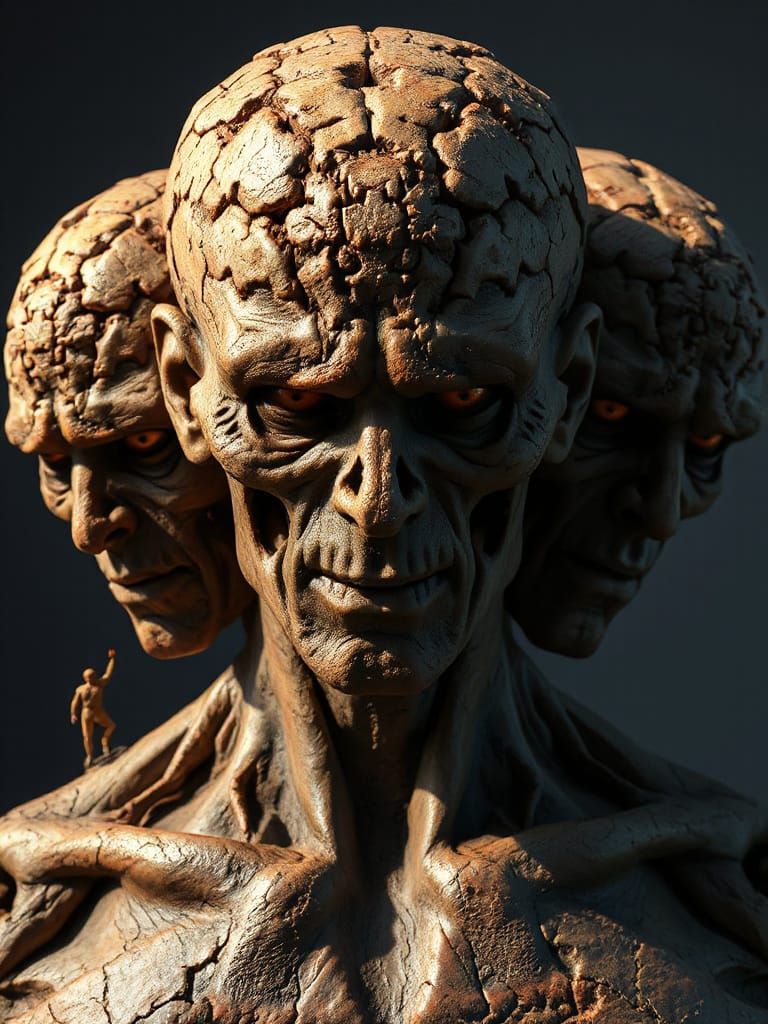 Giant Redundant Heads Watch Hew-Man Parkour