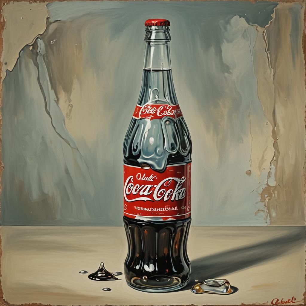 Surreal Coke Bottle Commercial in Dali Style