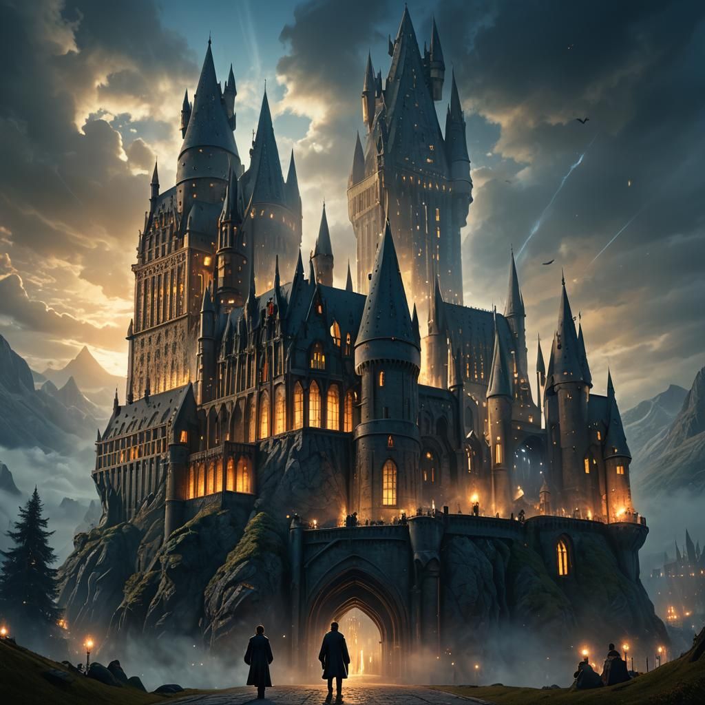 Harry Potter at Hogwarts: Cinematic Fantasy Art