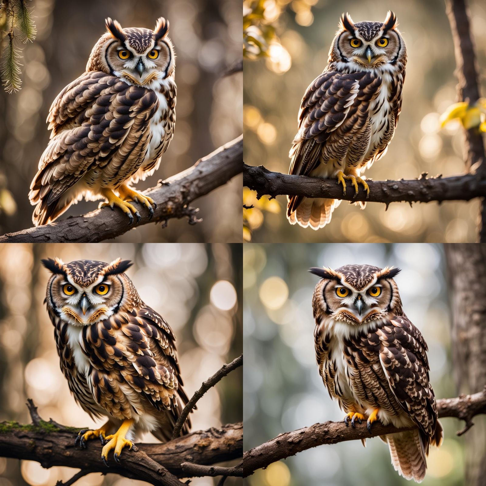 Owl with Prey: Professional Wildlife Photography
