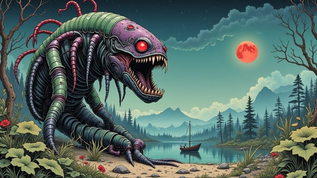 A Monstrous Creature Emerges from the Shadows of Northern On...