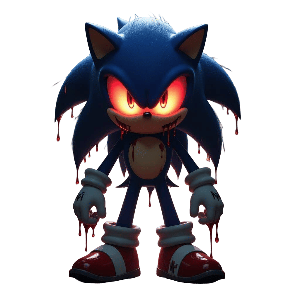 Abyss.exe: Distorted Sonic EXE with Red Eyes