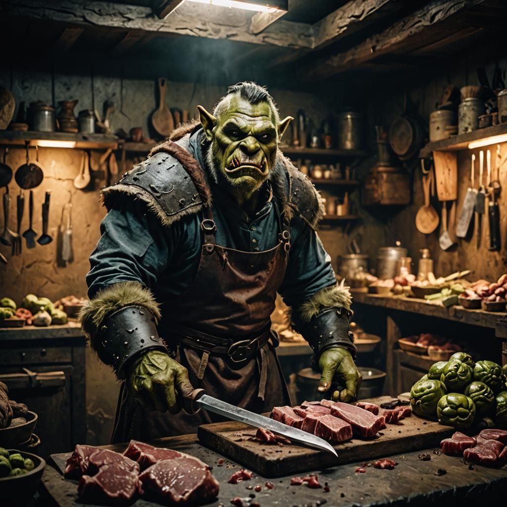 Orc Butcher: Cinematic Film Still
