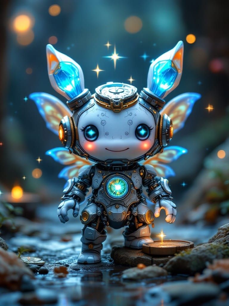 Sanxingdui Kawaii Fairy Borg Munny Duck River