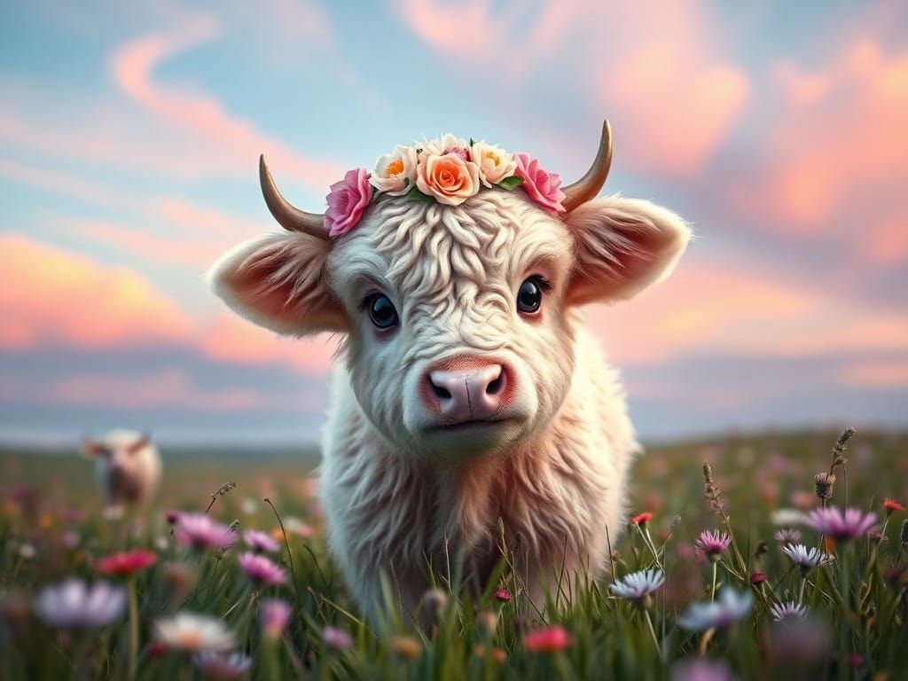 🥇Baby highland cow