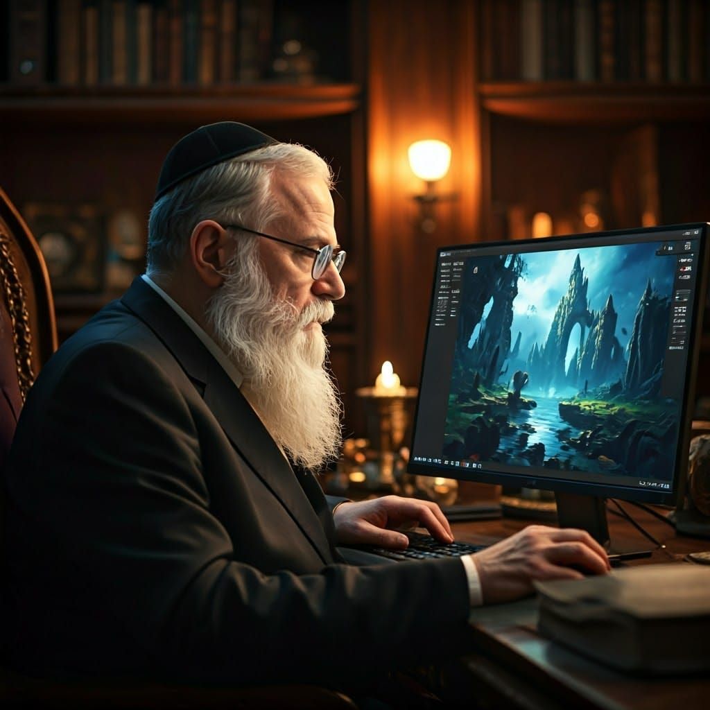 Ultra-Orthodox Tech Visionary Designs Futuristic Dreams