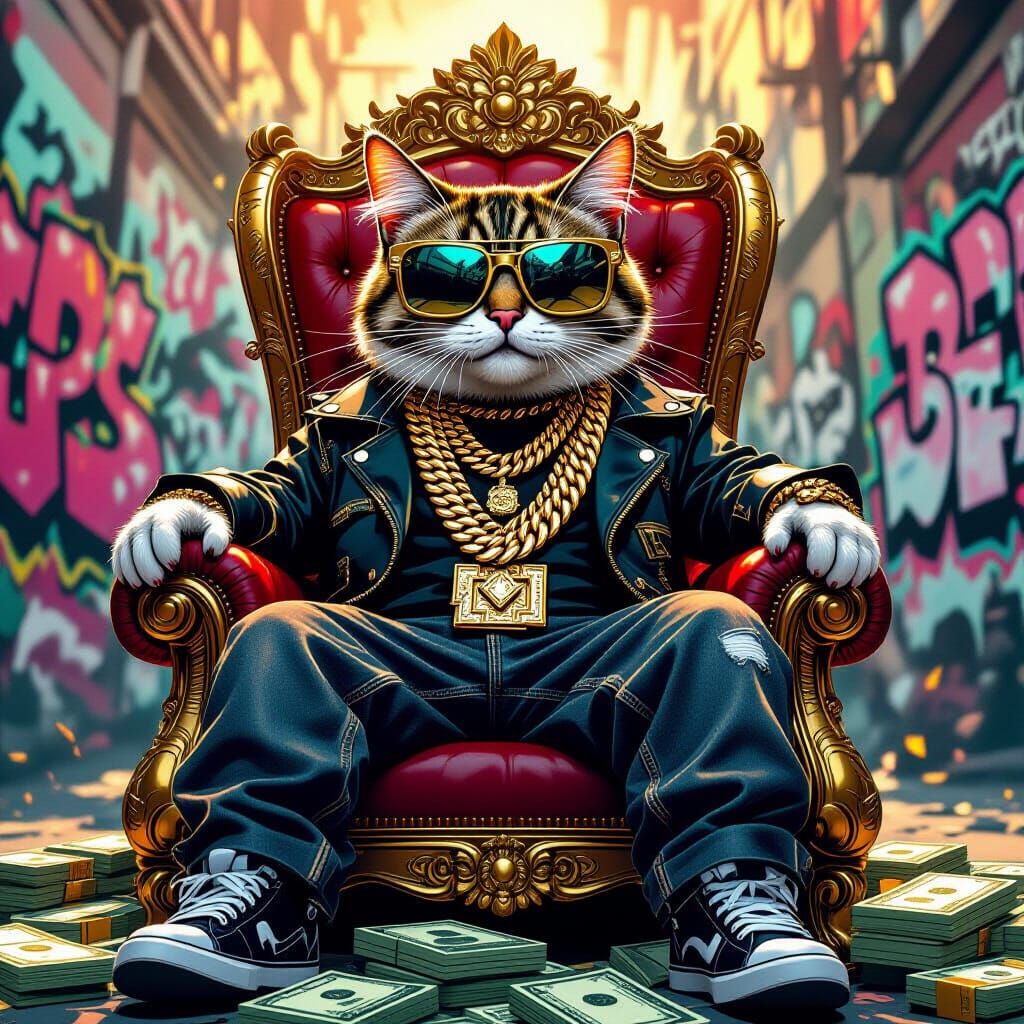 OG gangsta cat