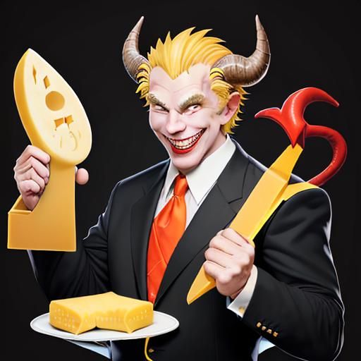 "The big cheese himself!" Satan grinned, flashing a salesman-worthy smile. "Lookin' sharp, as always."