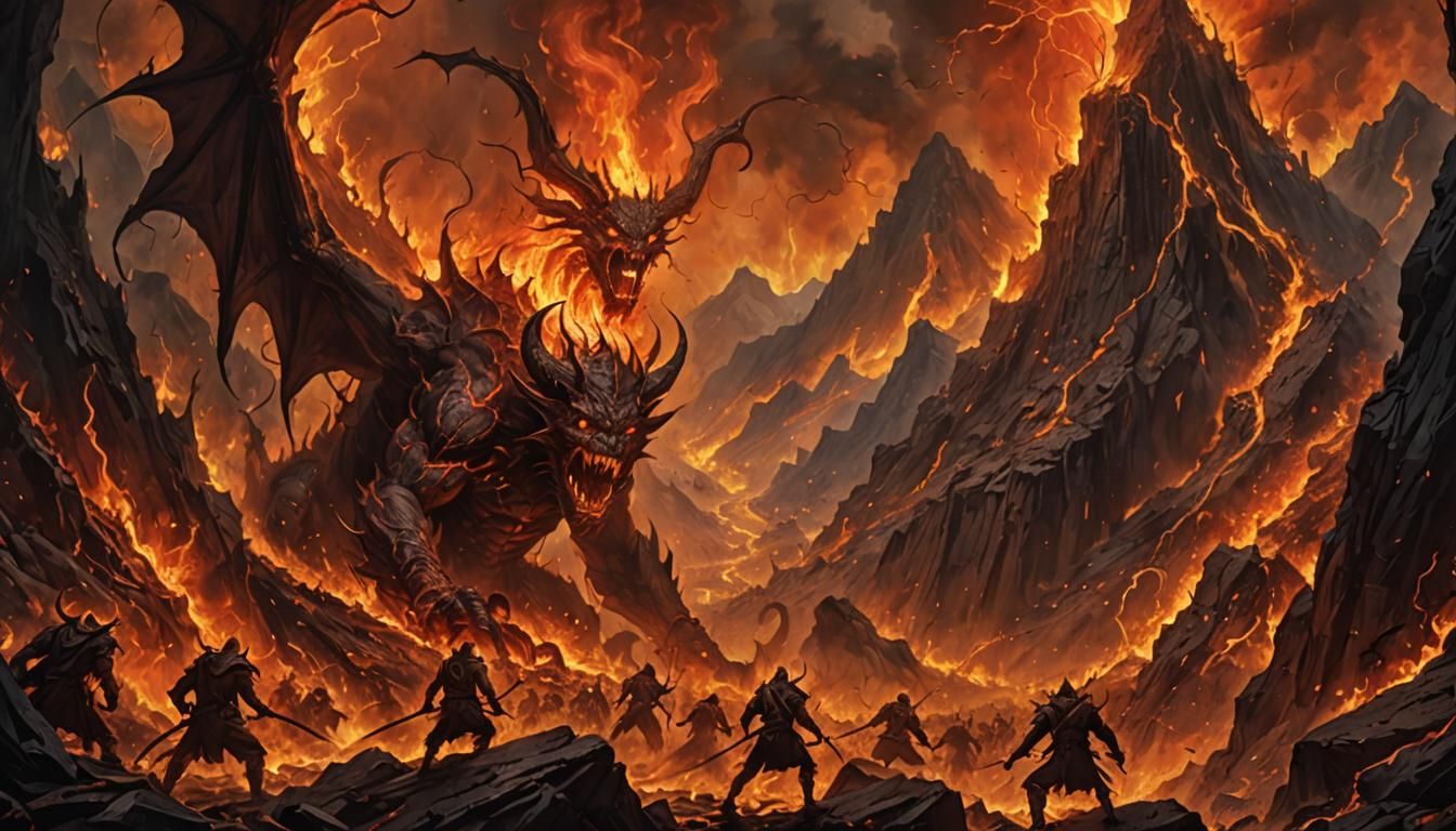 Infernal Underworld: Rivers of Fire and Hideous Monsters