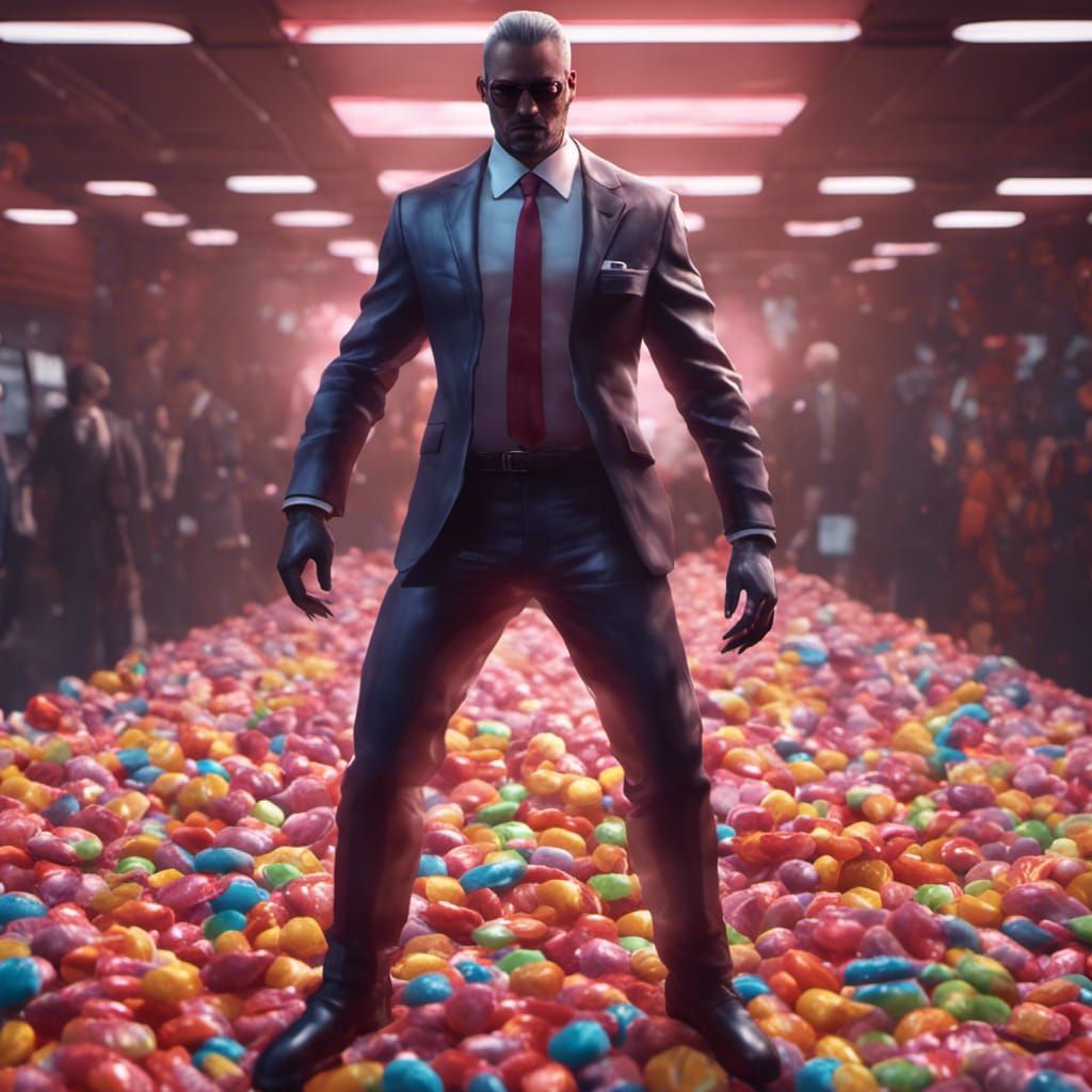 Candy World: Badass Man in Sweet Shadows