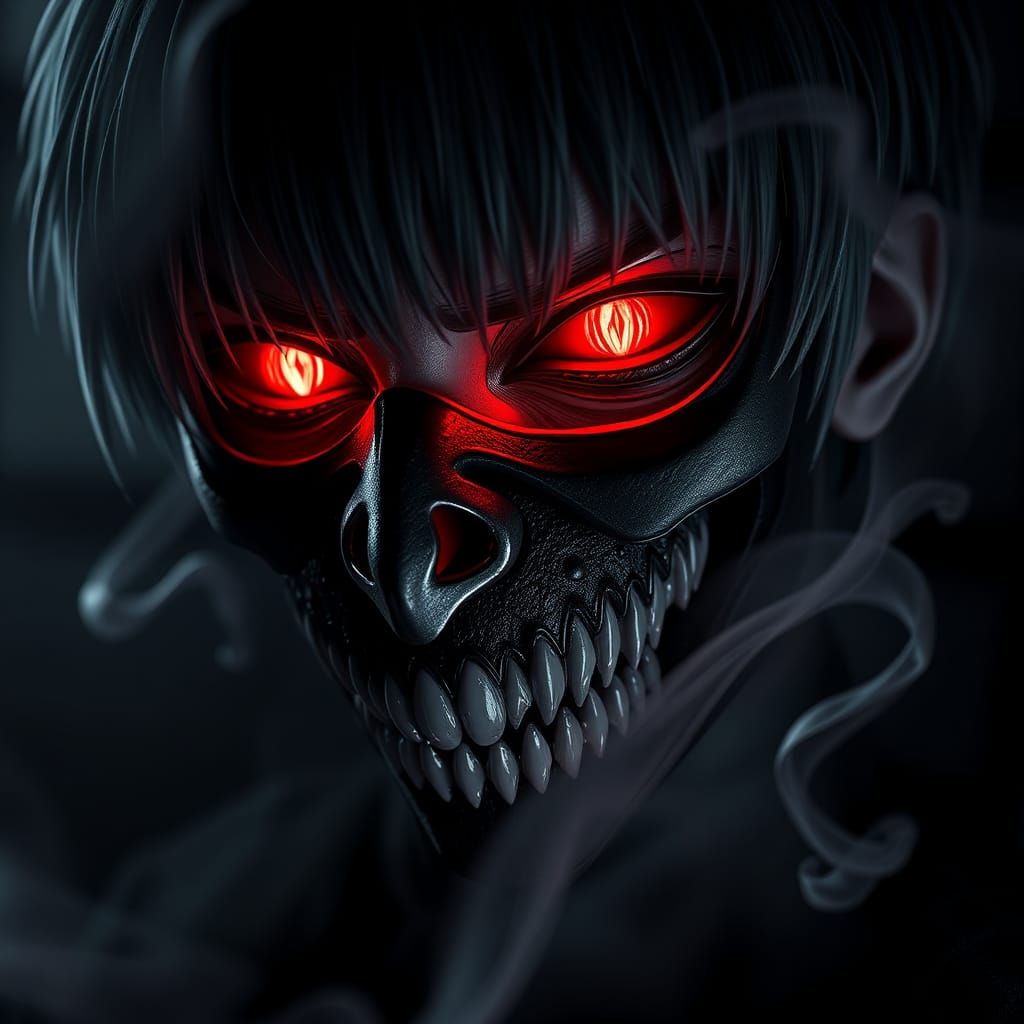 Kaneki Ken in Hyperdetailed 3D Render