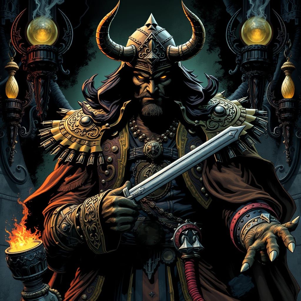 Kraven the Hunter and Ra's al Ghul Fusion