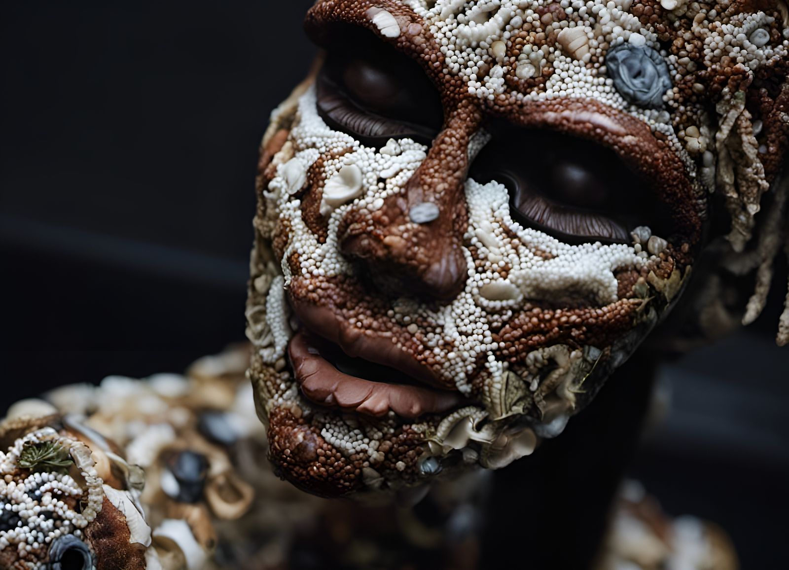 Anatomically Accurate Bead Sculpture of Sleeping Baby