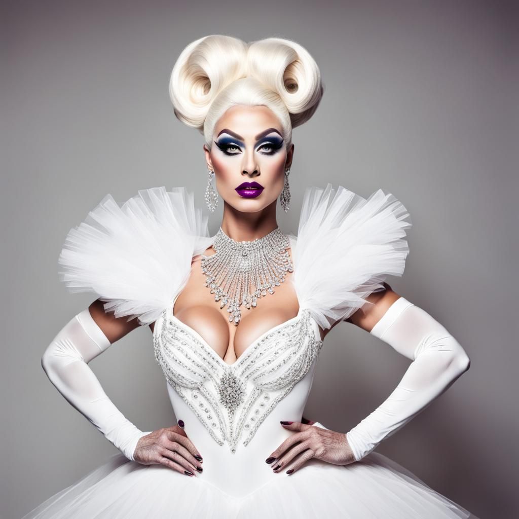 Ballerina Drag Queen Digital Art