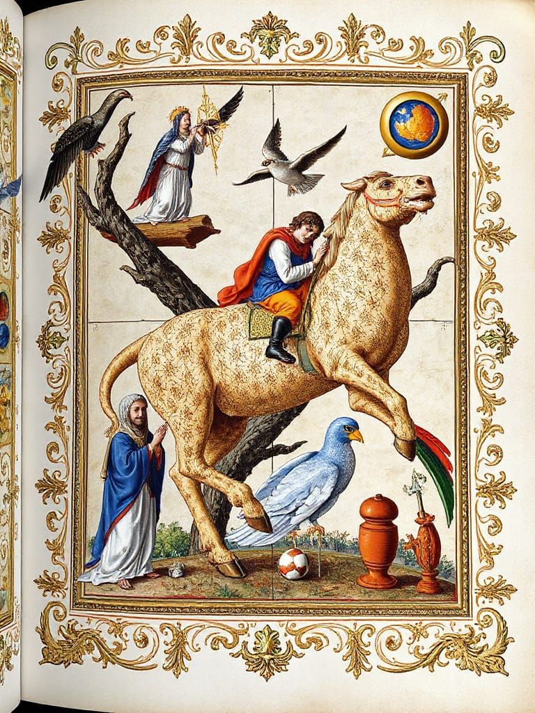 Illuminated Manuscript Codex Seraphinianus Art