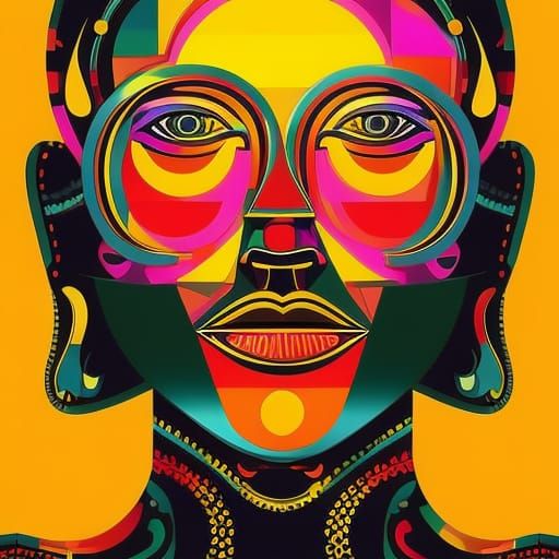 Surreal Impressionist Portrait: The Face of Ingenuity