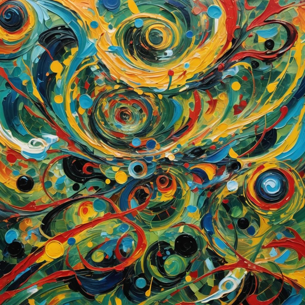 Neo-Expressionist Magic Swirling Around Future Technology