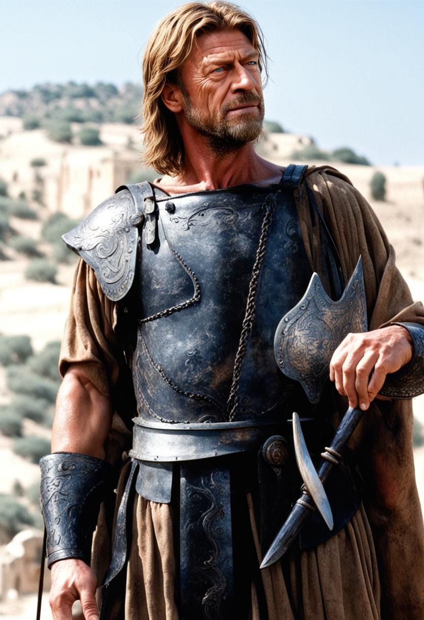 Sean Bean as Odysseus in Troy