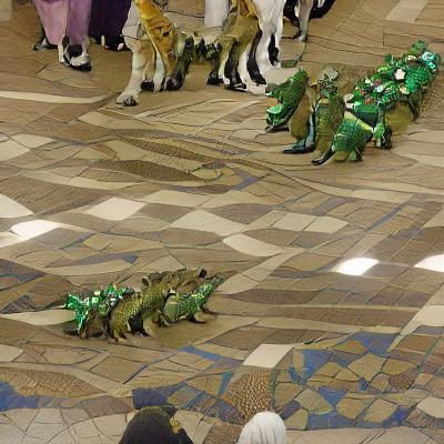 Lizardmen Fursuit Convention: A Surreal Gathering