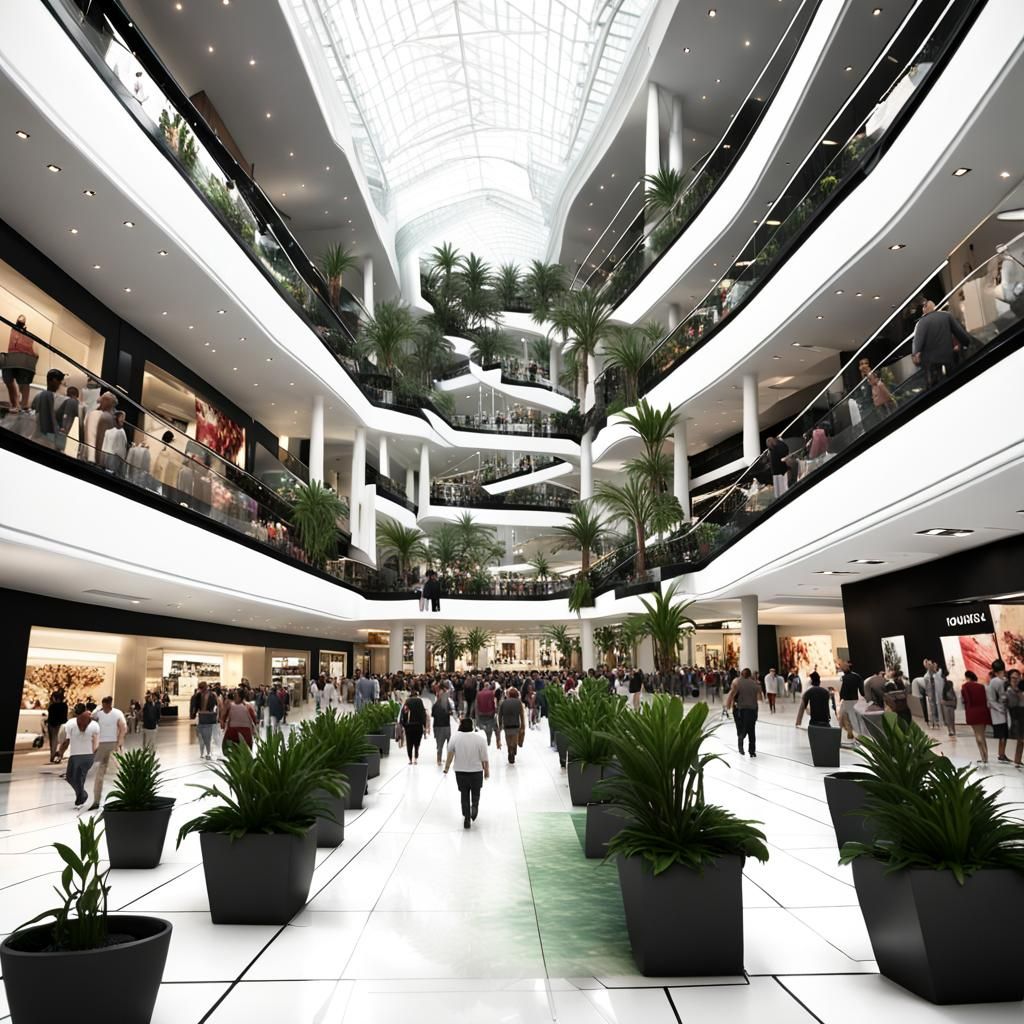 Black Friday Mall Frenzy: Shoppers Storm the Deals