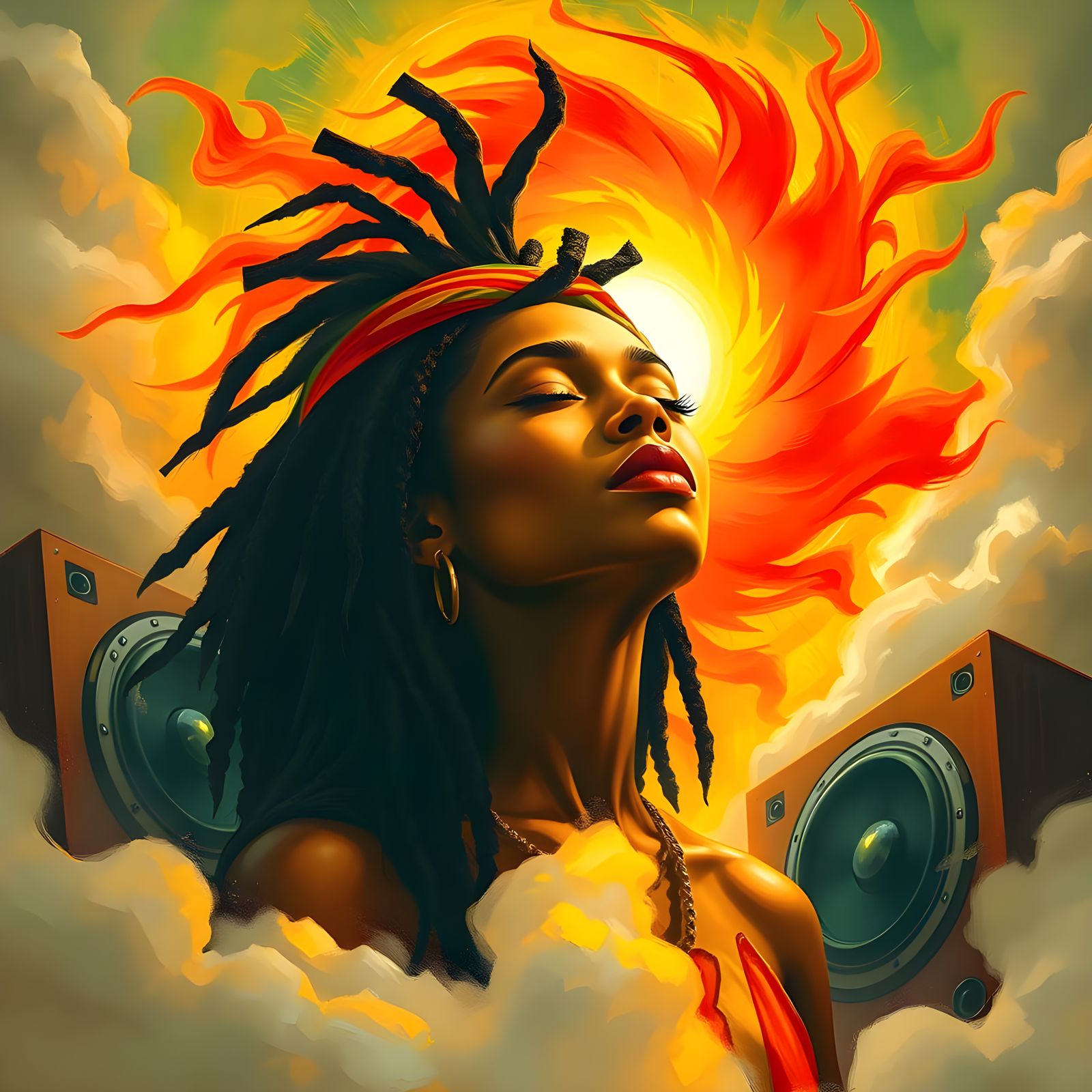 Vibrant Prophecy in Reggae Harmony