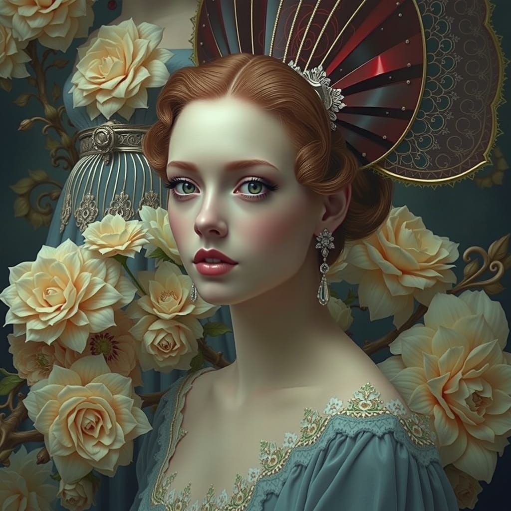 Abstract Red Color Palette: Scarlet and Crimson Shades