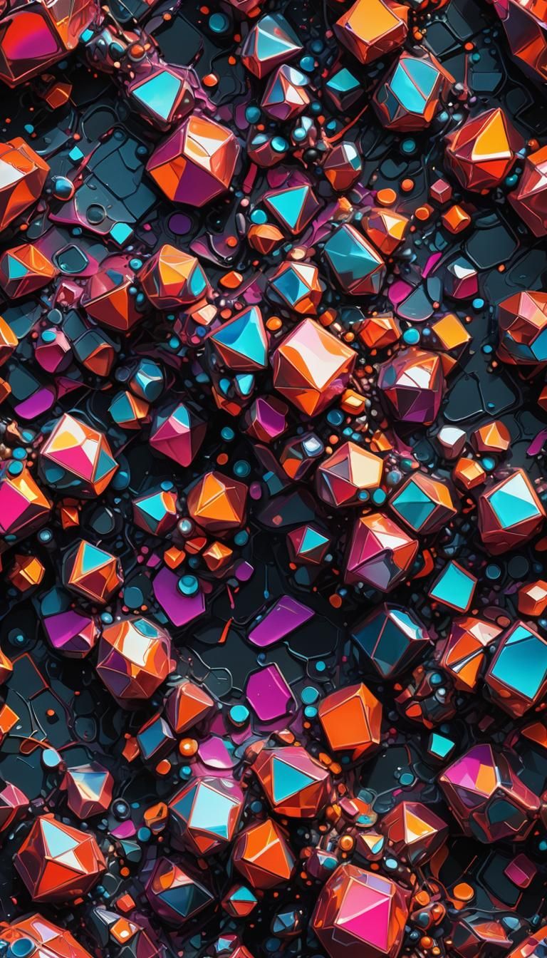 Abstract Realism in a Futuristic Sci-Fi Landscape