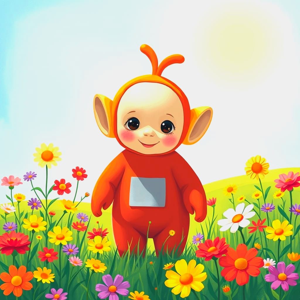AI Generated Teletubby Sun