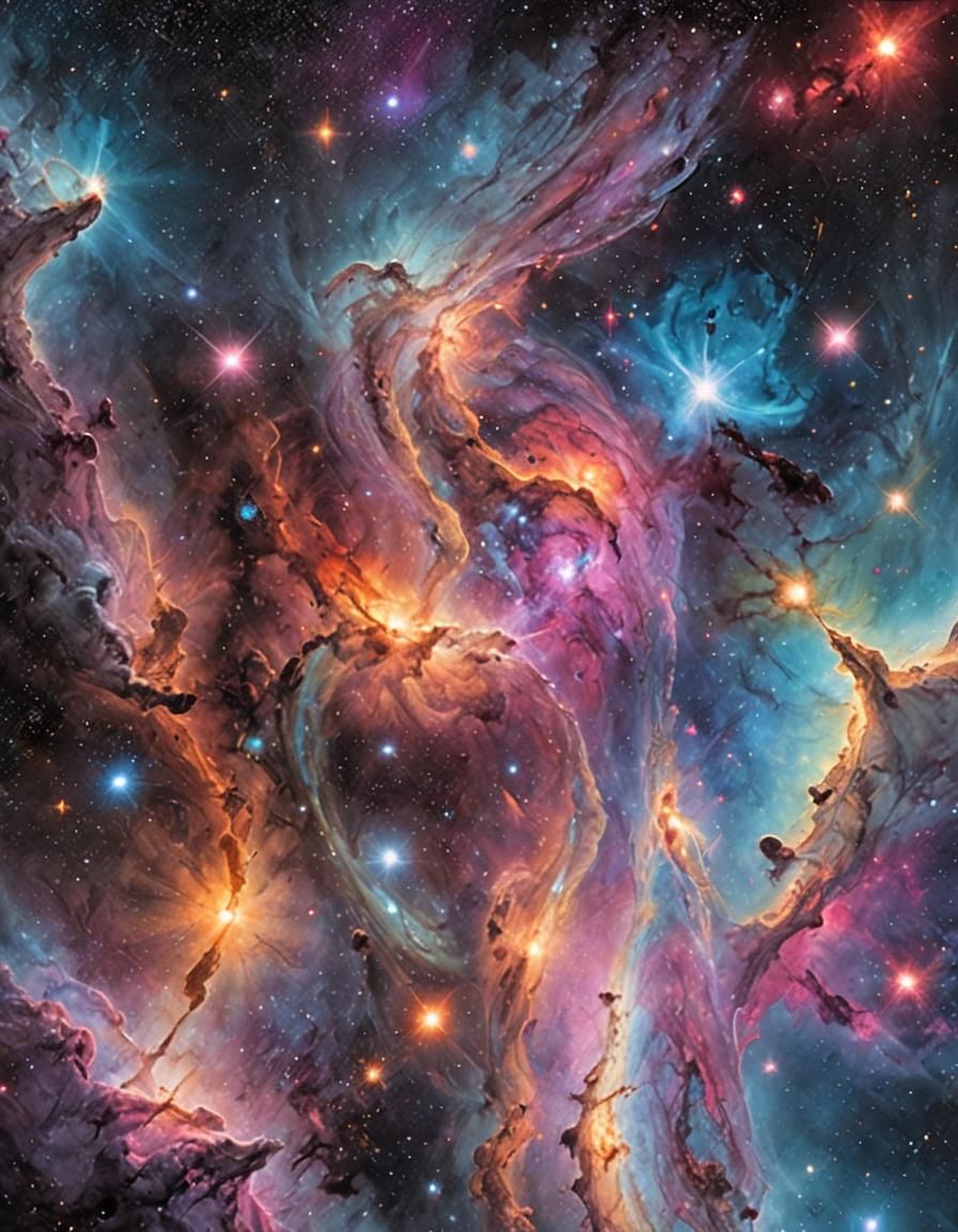 AI Generated Galactic Scene